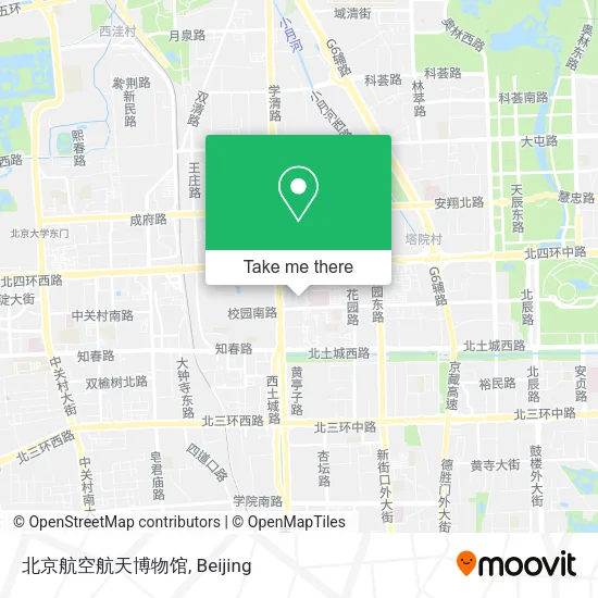 北京航空航天博物馆 map