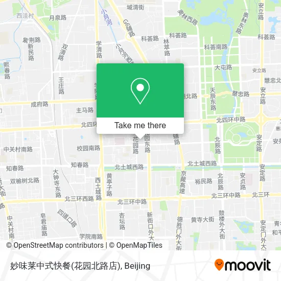 妙味莱中式快餐(花园北路店) map