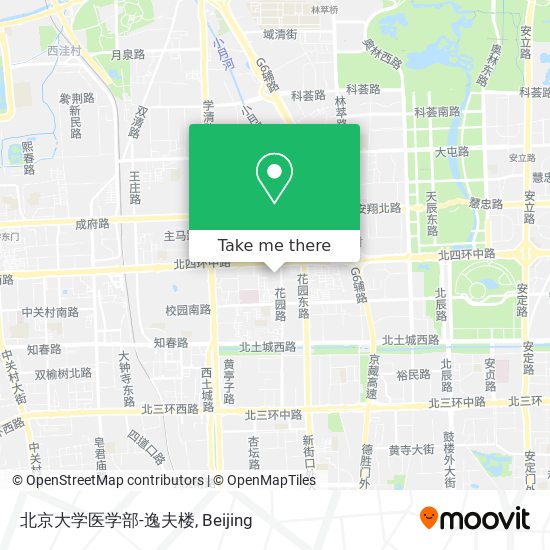 北京大学医学部-逸夫楼 map