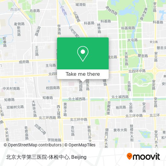 北京大学第三医院-体检中心 map