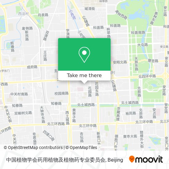 中国植物学会药用植物及植物药专业委员会 map