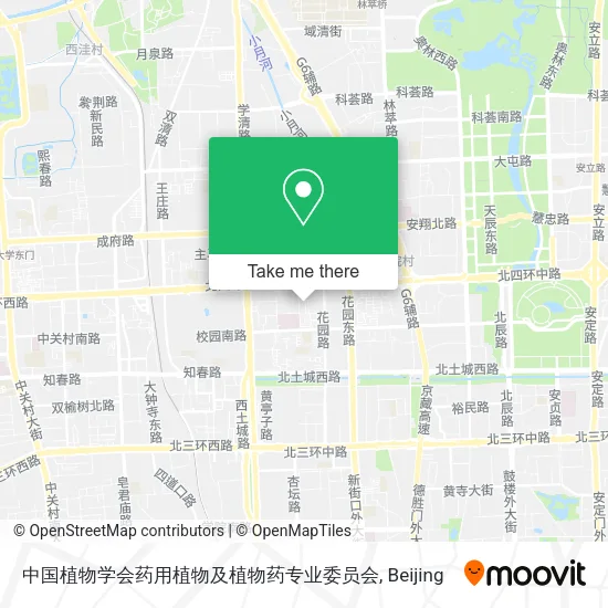 中国植物学会药用植物及植物药专业委员会 map
