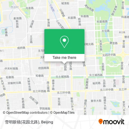 雪明眼镜(花园北路) map