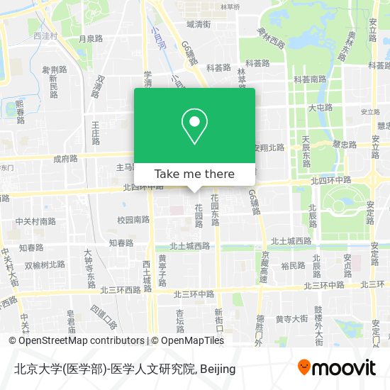 北京大学(医学部)-医学人文研究院 map