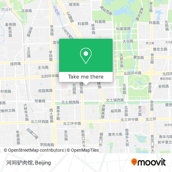 河间驴肉馆 map
