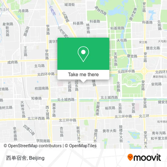 西单宿舍 map