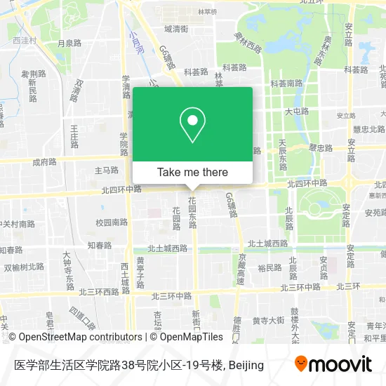 医学部生活区学院路38号院小区-19号楼 map