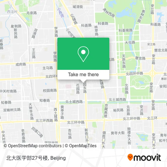 北大医学部27号楼 map