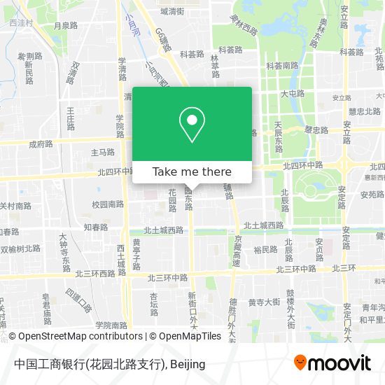 中国工商银行(花园北路支行) map