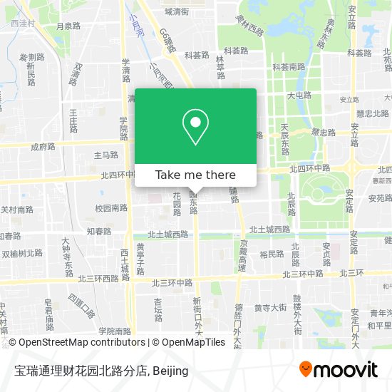 宝瑞通理财花园北路分店 map