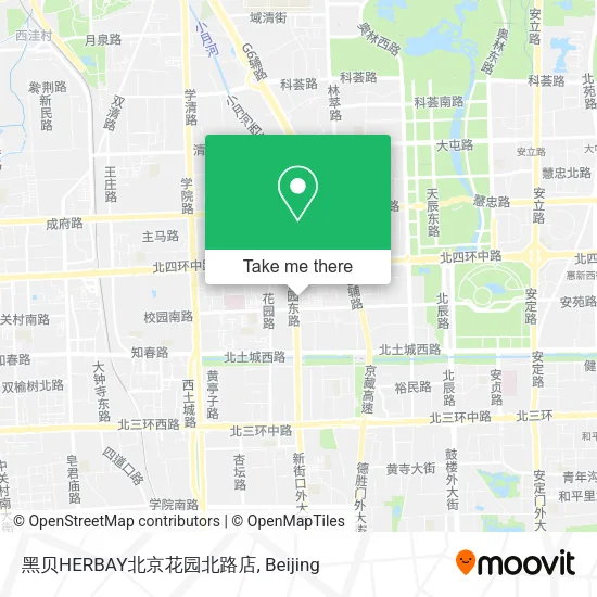 黑贝HERBAY北京花园北路店 map