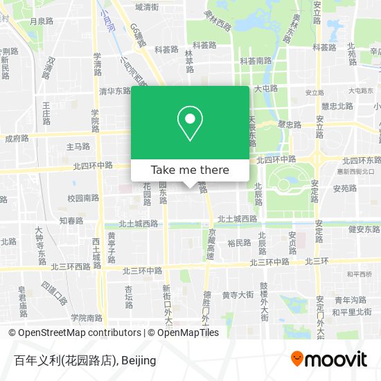 百年义利(花园路店) map
