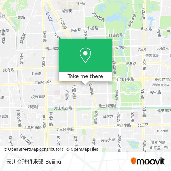 云川台球俱乐部 map