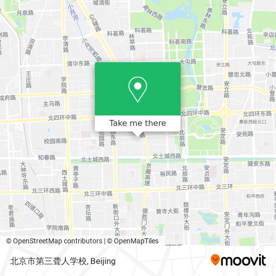 北京市第三聋人学校 map