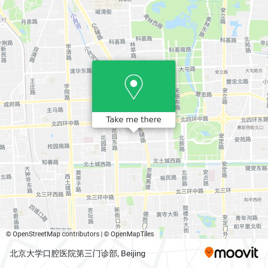 北京大学口腔医院第三门诊部 map