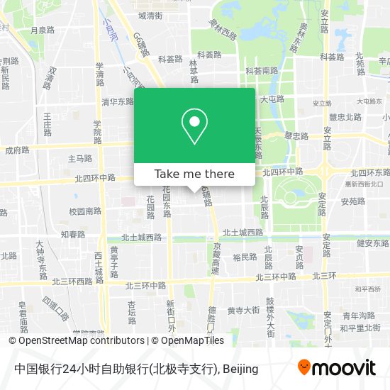 中国银行24小时自助银行(北极寺支行) map