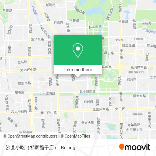 沙县小吃（祁家豁子店） map