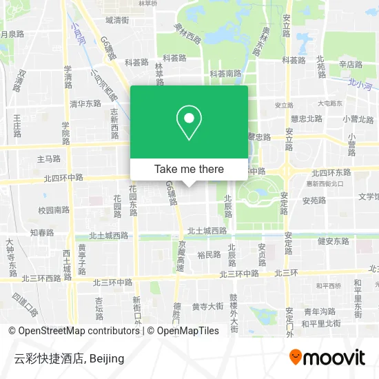 云彩快捷酒店 map