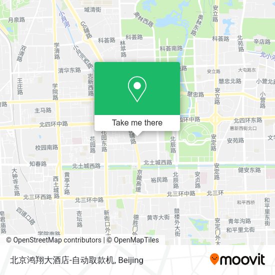北京鸿翔大酒店-自动取款机 map