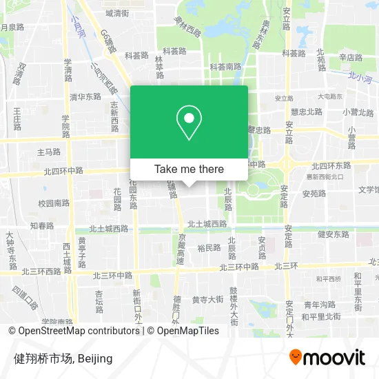 健翔桥市场 map