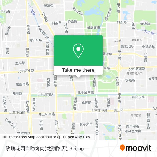 玫瑰花园自助烤肉(龙翔路店) map