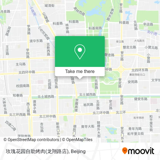 玫瑰花园自助烤肉(龙翔路店) map