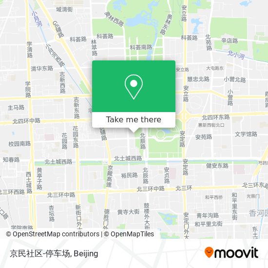 京民社区-停车场 map