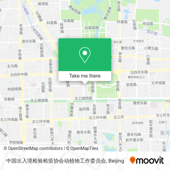 中国出入境检验检疫协会动植物工作委员会 map