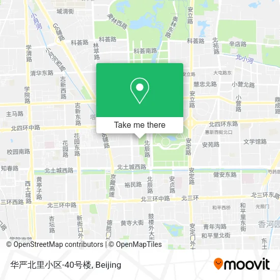 华严北里小区-40号楼 map