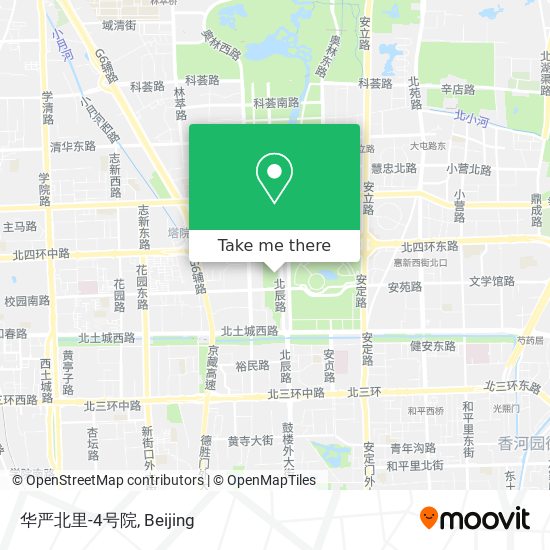 华严北里-4号院 map