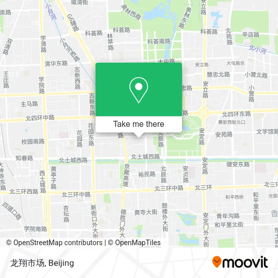 龙翔市场 map