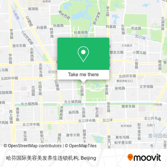 哈芬国际美容美发养生连锁机构 map