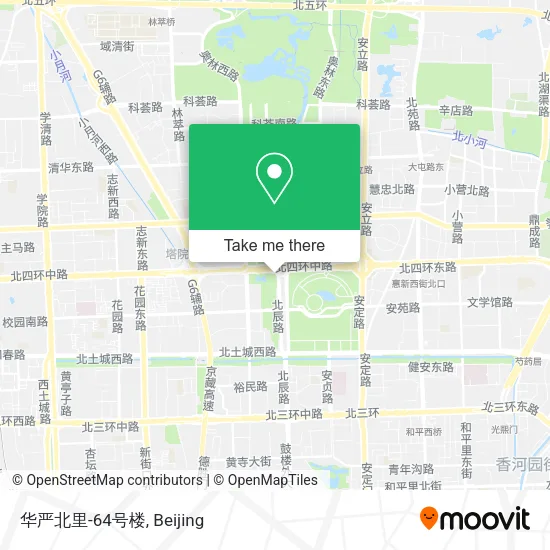 华严北里-64号楼 map