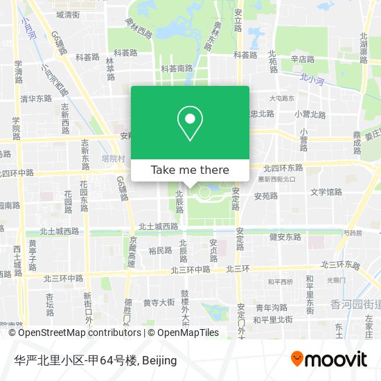 华严北里小区-甲64号楼 map