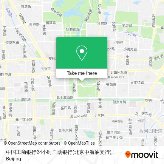 中国工商银行24小时自助银行(北京中航油支行) map