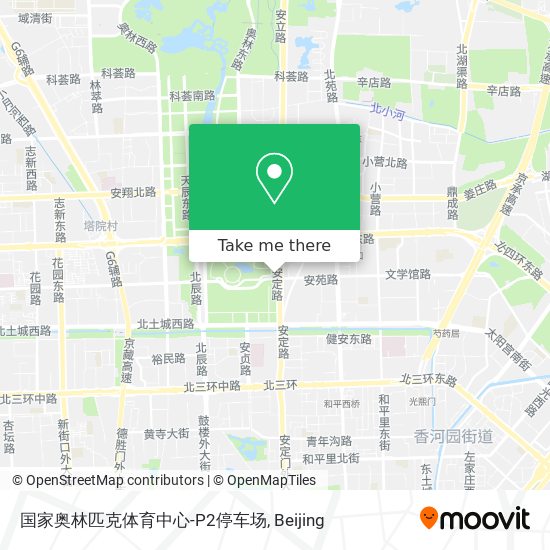 国家奥林匹克体育中心-P2停车场 map