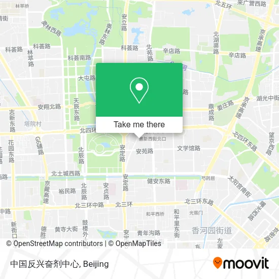 中国反兴奋剂中心 map