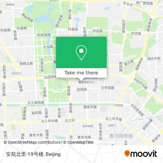 安苑北里-19号楼 map