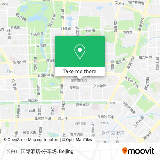 长白山国际酒店-停车场 map