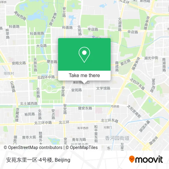 安苑东里一区-4号楼 map
