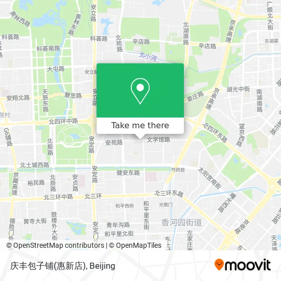 庆丰包子铺(惠新店) map