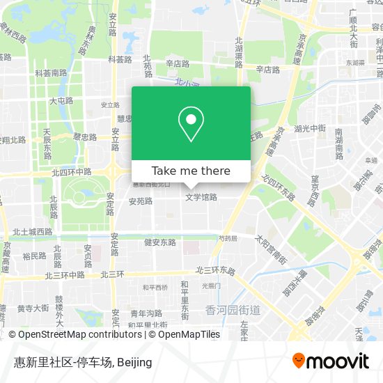 惠新里社区-停车场 map