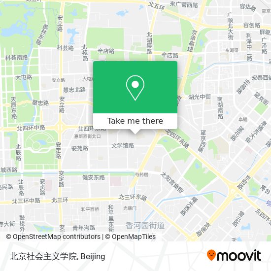 北京社会主义学院 map