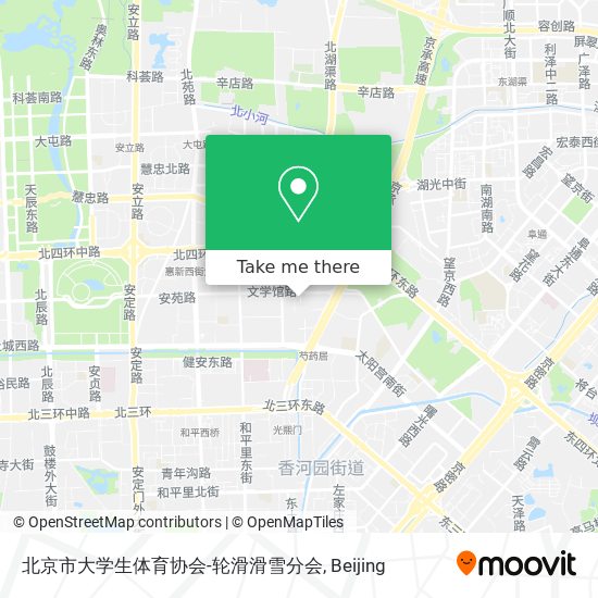 北京市大学生体育协会-轮滑滑雪分会 map