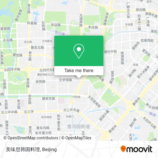 美味思韩国料理 map