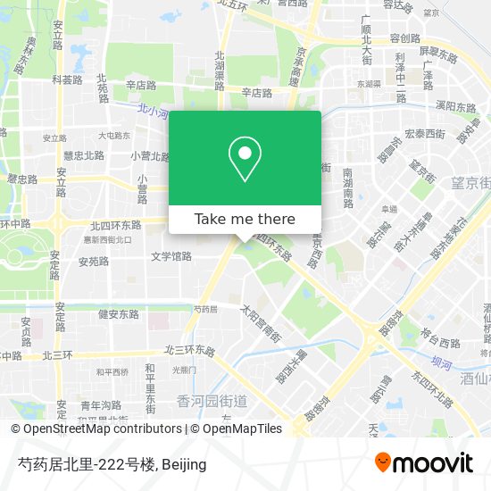 芍药居北里-222号楼 map