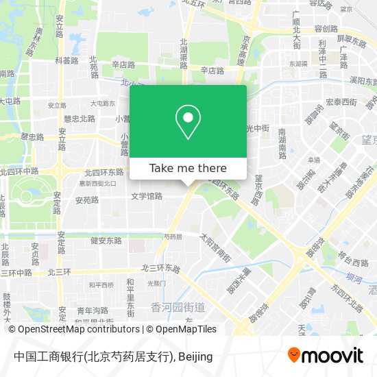 中国工商银行(北京芍药居支行) map