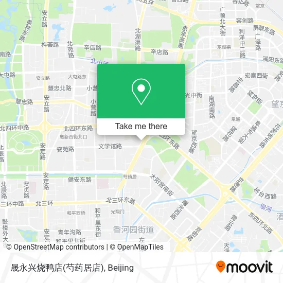 晟永兴烧鸭店(芍药居店) map