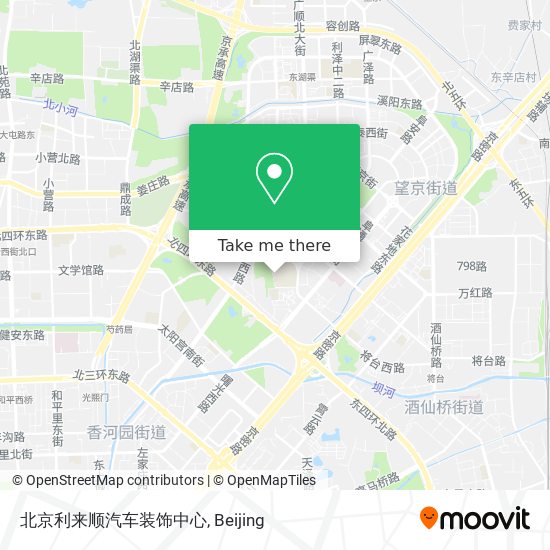 北京利来顺汽车装饰中心 map