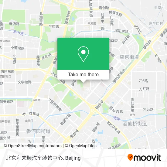 北京利来顺汽车装饰中心 map